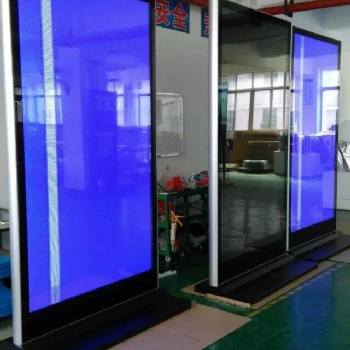 供應(yīng)青海98寸立式直角款廣告機