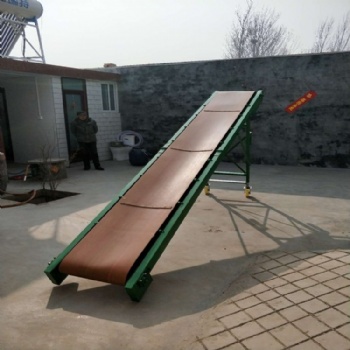 小型皮帶輸送機下鄉收糧移動折疊升降式裝卸貨輸送機