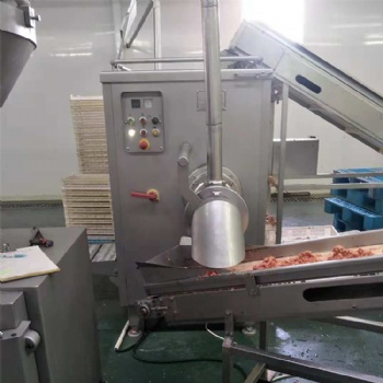 鼎冠雞架骨肉分離機(jī) DG-180型雞架肉泥提取設(shè)備 大型自動(dòng)寵物食品加工設(shè)備