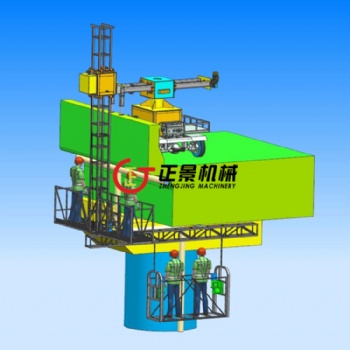 橋梁集中排水工程施工車_安裝橋墩下水管作業(yè)設備