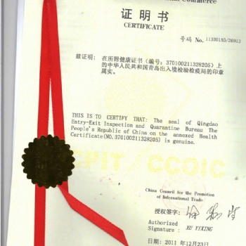 發票貿促會CCPIT認證