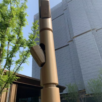 不銹鋼道路監控立柱監控安裝立桿