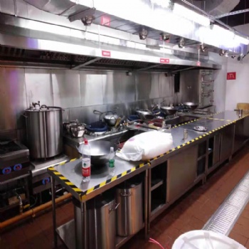 佛山唐閣酒店酒樓企業職工食堂商用廚房設備維修節能廚具爐灶風機蒸柜